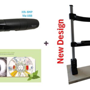 MICFIIRIDKITSW5M - WI-FI IRIDOSCOPE (5MPixel via USB) + CHIN REST FOR IRIDOLOGY + PROFESSIONAL SOFTWARE FOR WINDOWS